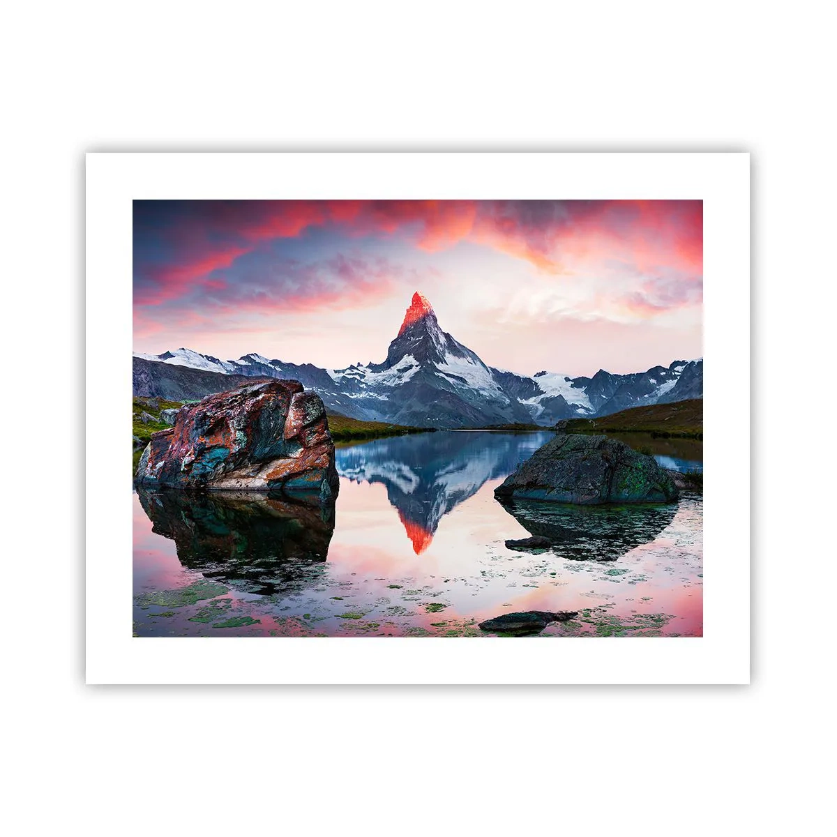 Plakát - Srdce hor je vřelé - 50x40 cm