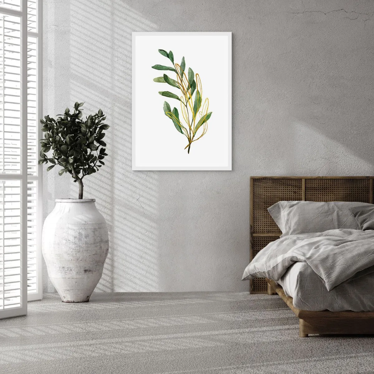 Plakát v bílém rámu - Vše, co je dobré - 70x100 cm