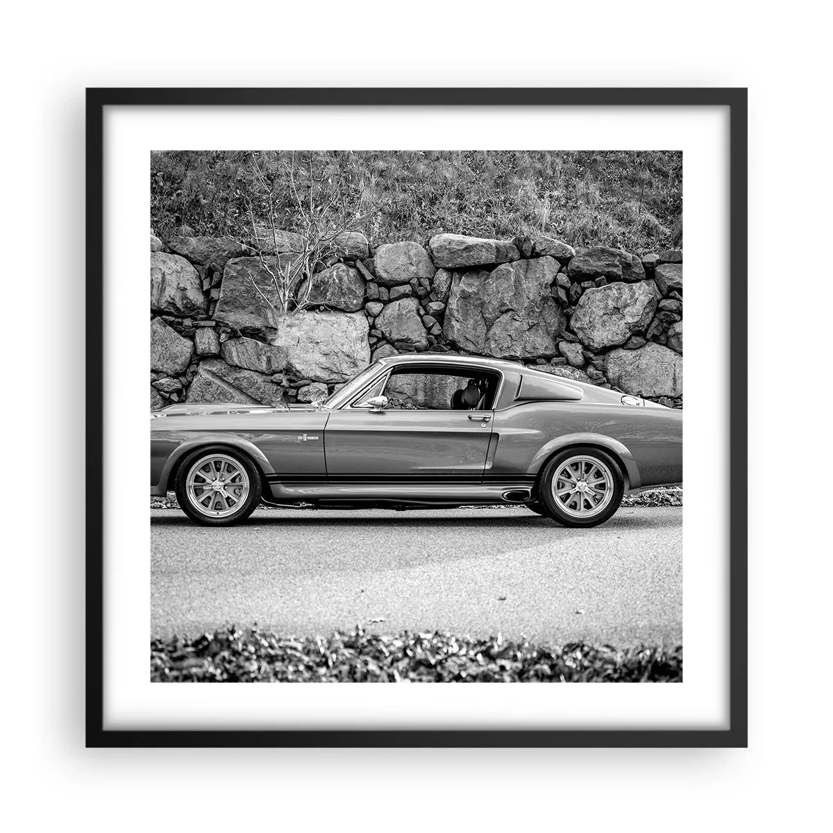 Plakát v černém rámu - Legenda 60. let - 50x50 cm