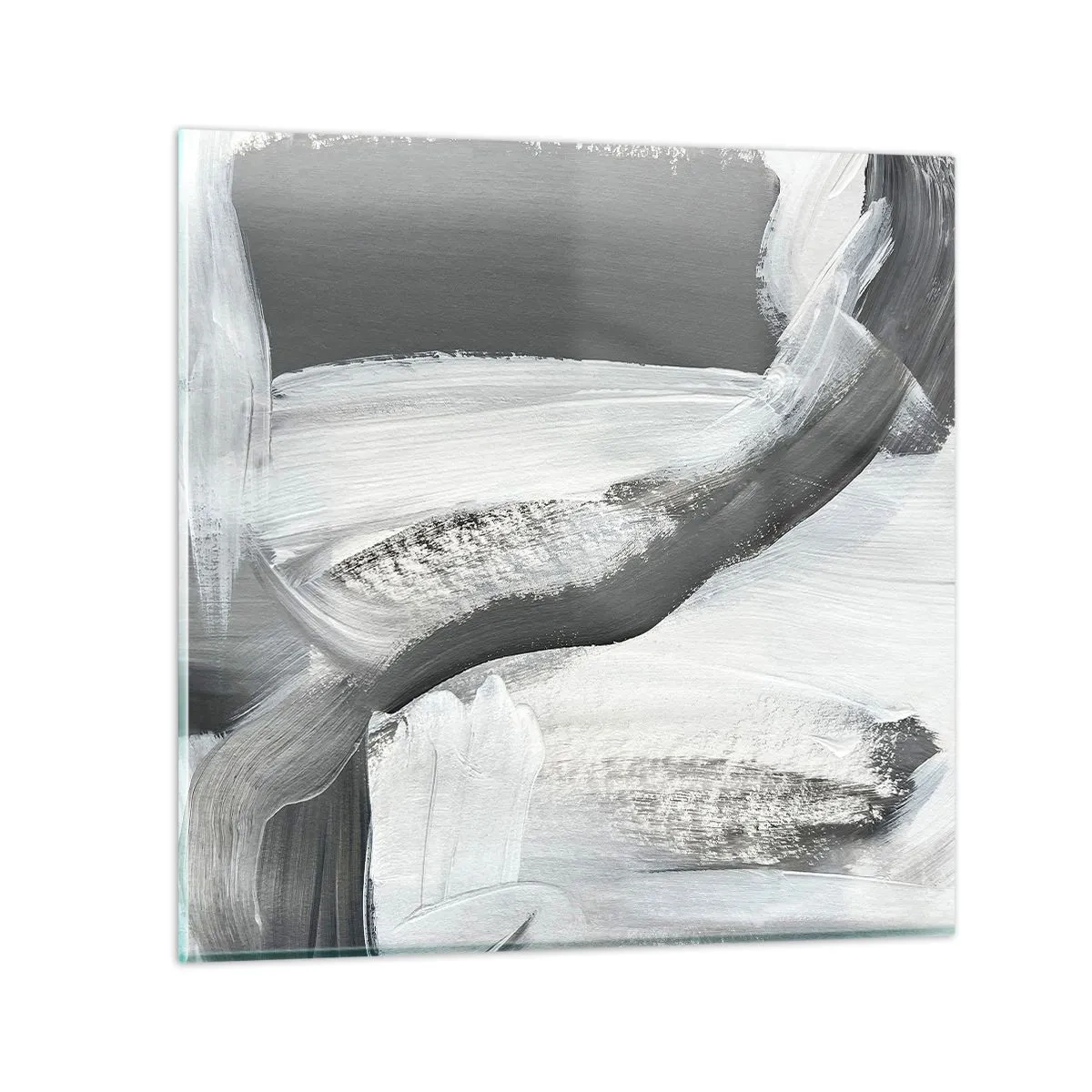 Obraz na skle - Pevným pohybem - 40x40 cm