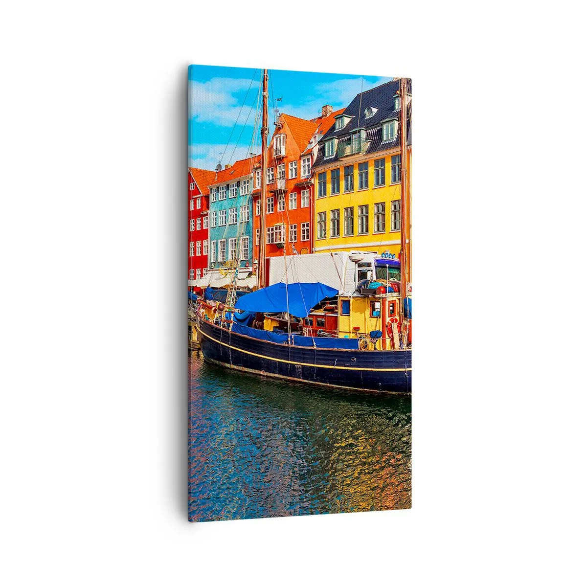 Obraz na plátně - Radostné nábřeží - 55x100 cm