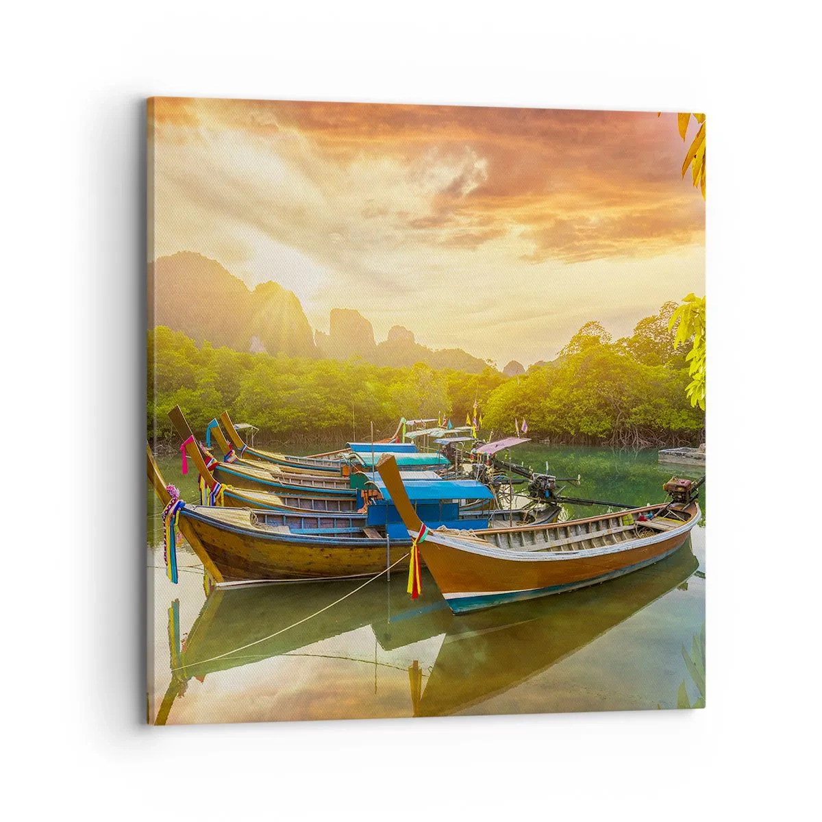 Obraz na plátně - Před rušným dnem - 70x70 cm