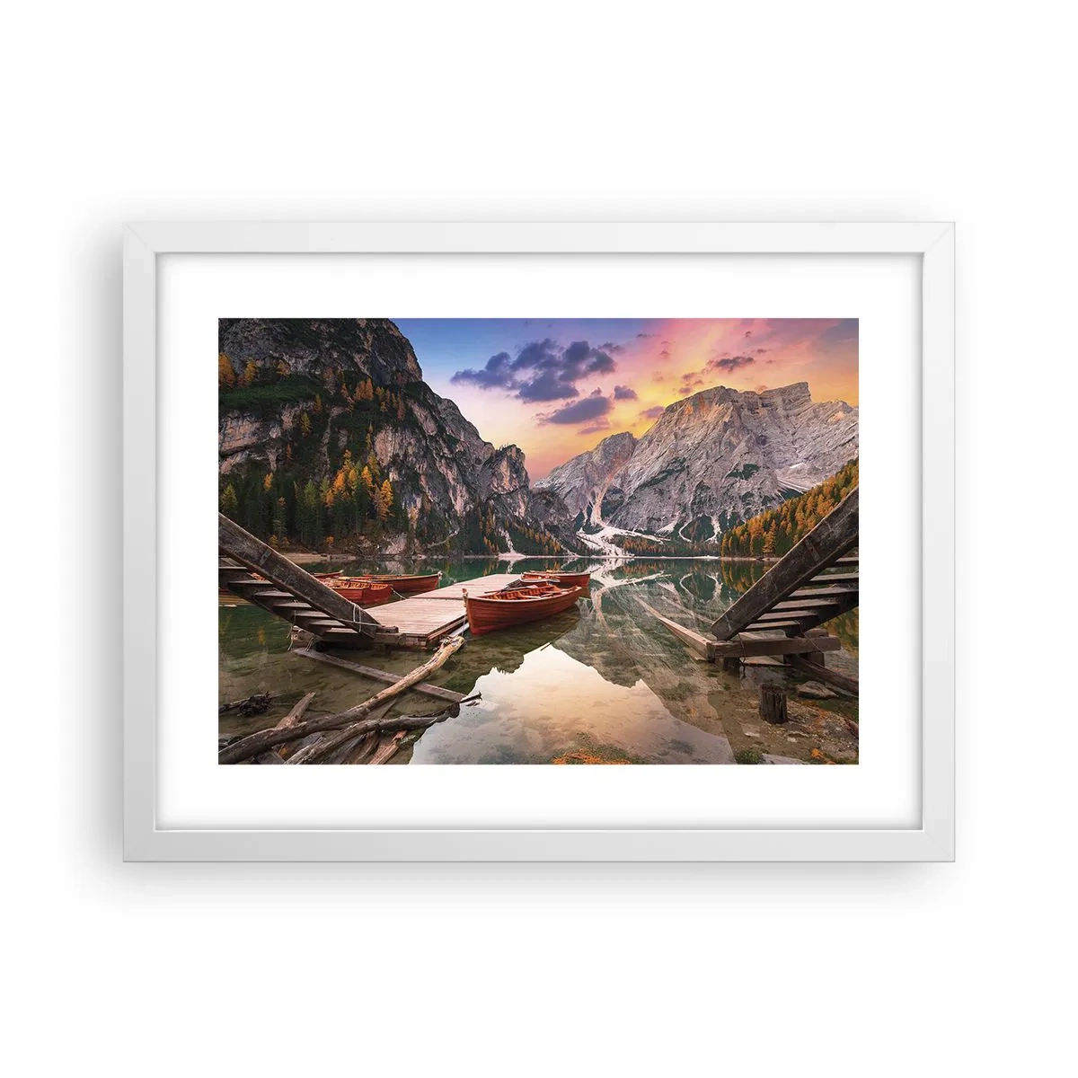 Plakát v bílém rámu - Slib dne - 40x30 cm