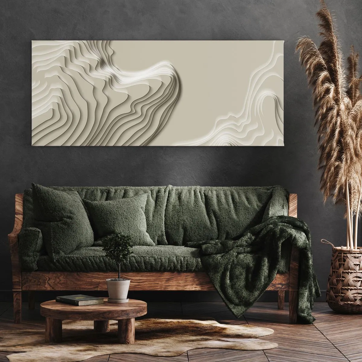 Obraz na plátně - Topografie umění - 90x30 cm