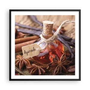 Plakát v černém rámu - K jednotě těla a ducha - 60x60 cm