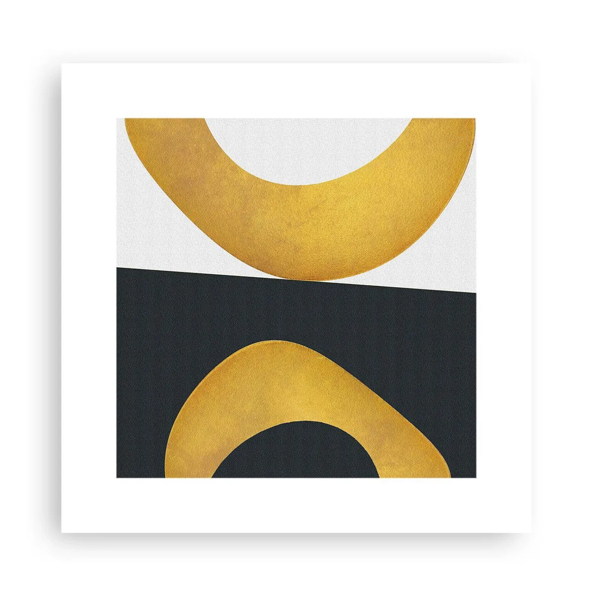 Plakát - Zaprvé: zlato - 30x30 cm