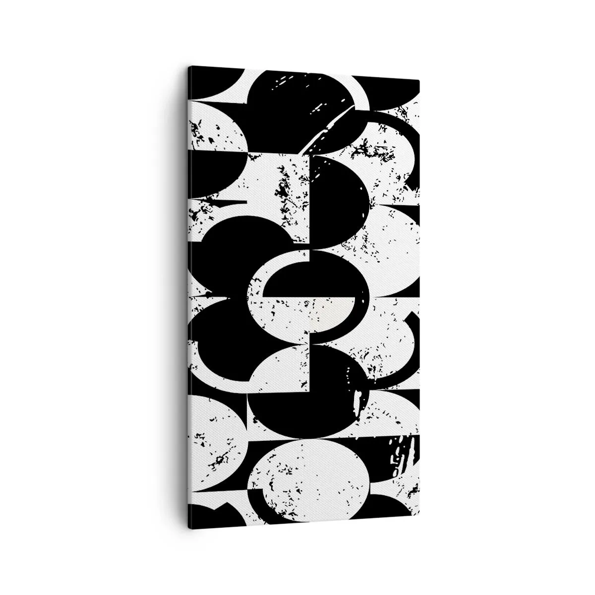 Obraz na plátně - Bílé je bílé a černé černé - 45x80 cm