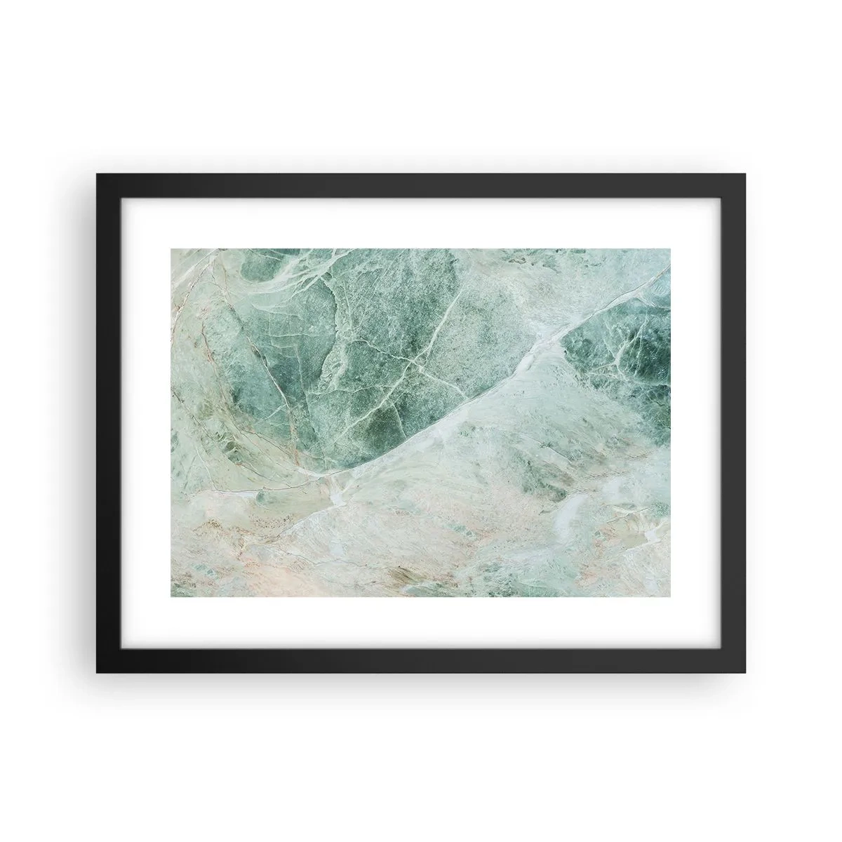 Plakát v černém rámu - Ctný chlad kamene - 40x30 cm