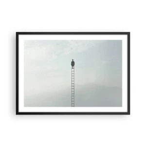 Plakát v černém rámu - Povznést se nad to - 70x50 cm