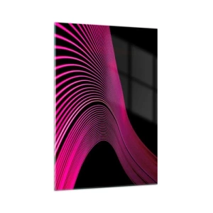 Obraz na skle - Alej světla - 70x100 cm