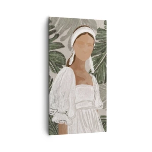 Obraz na plátně - Exotický portrét - 55x100 cm