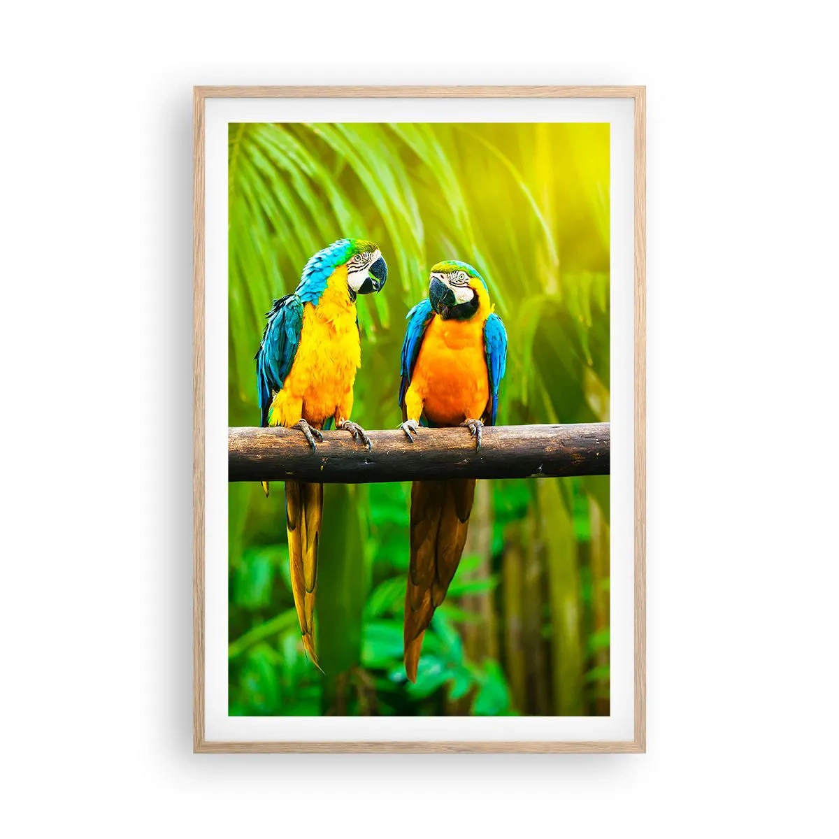 Plakát v rámu světlý dub - Slyšela jsi, že ona…? - 61x91 cm