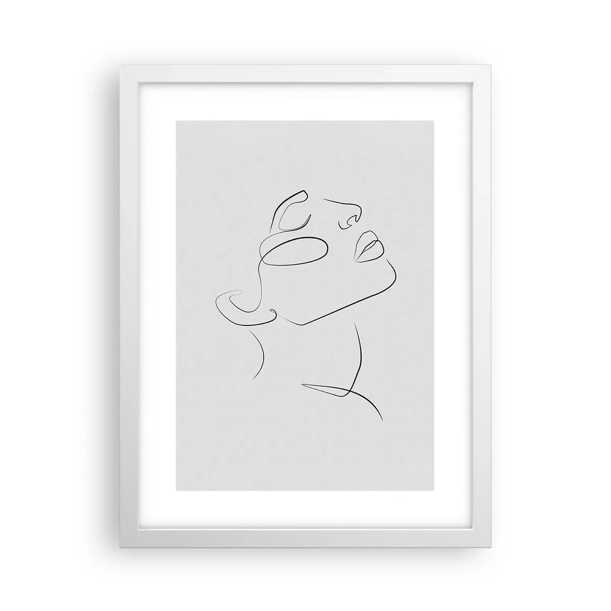Plakát v bílém rámu - Meandry snu - 30x40 cm