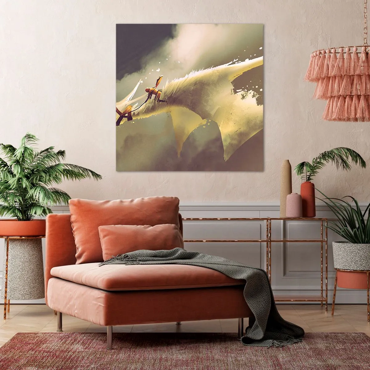 Obraz na plátně - Zachránit svět - 70x70 cm