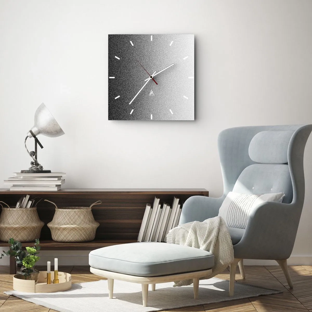 Nástěnné hodiny - Směrem ke světlu - 30x30 cm