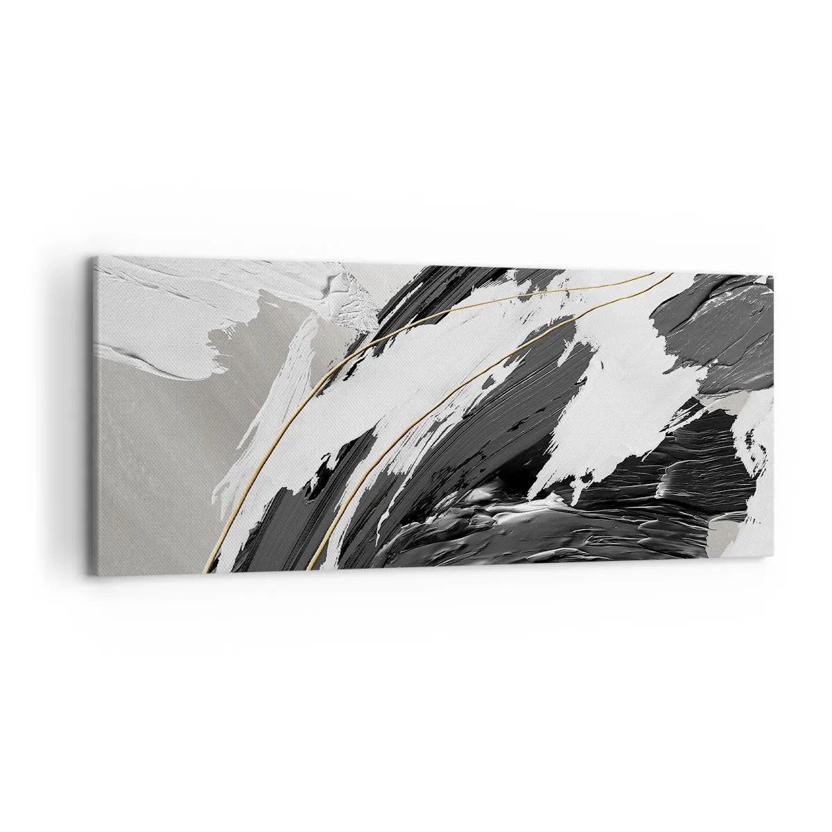 Obraz na plátně - Velkorysá abstrakce - 120x50 cm