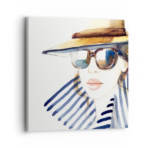 Obraz na plátně - Florida vítá! - 30x30 cm