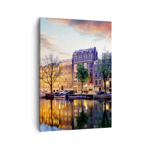 Obraz na plátně - Zdrženlivá a vyrovnaná nizozemská krása - 50x70 cm