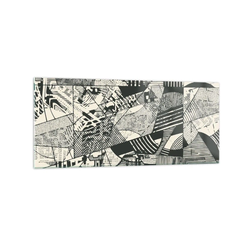 Obraz na skle - Dynamika současnosti - 120x50 cm