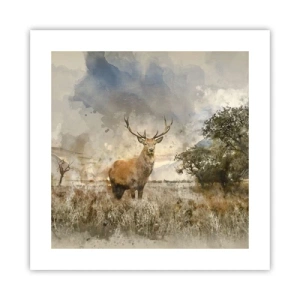 Plakát - Důstojnost - síla - majestátnost - 40x40 cm