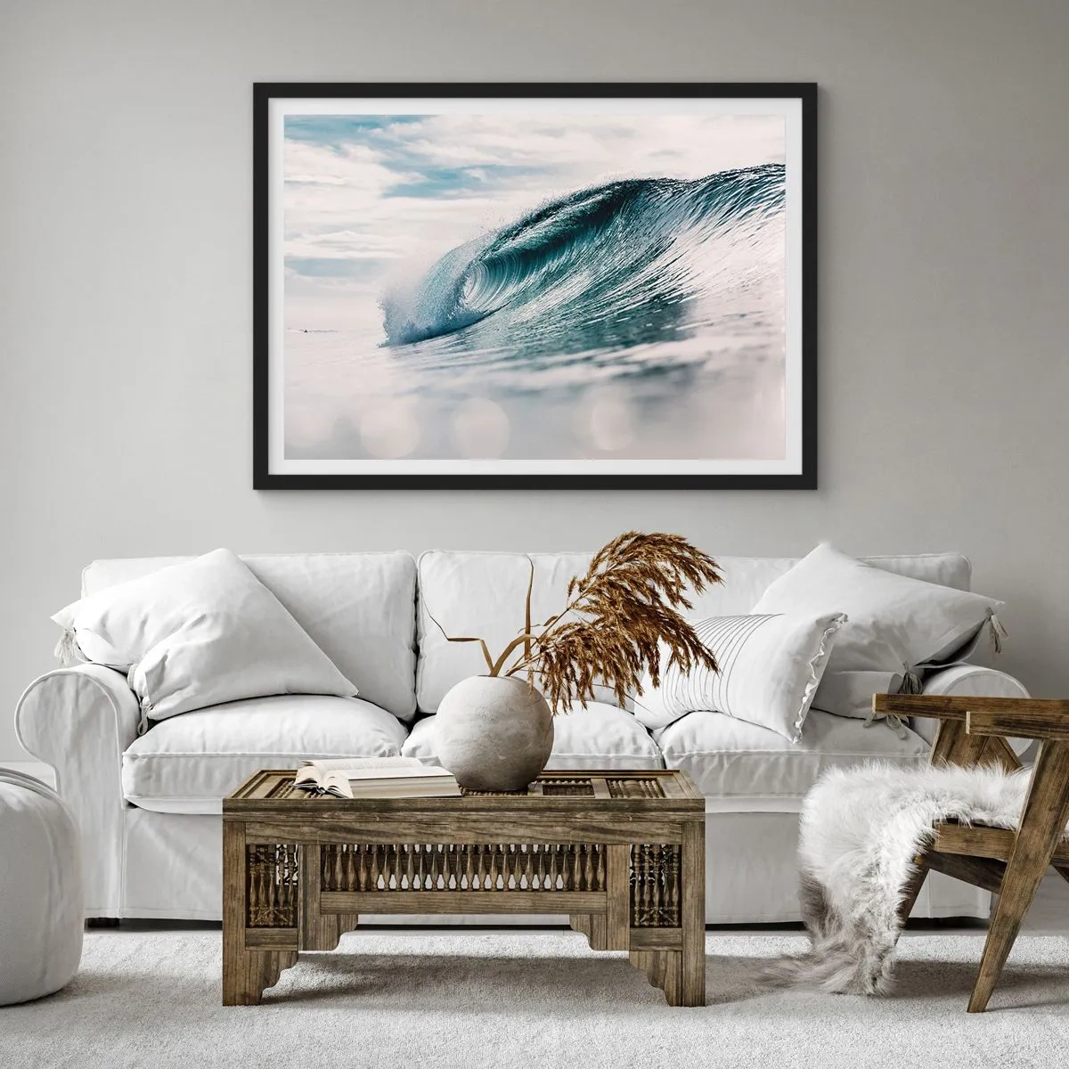 Plakát v černém rámu - Vodní špička - 91x61 cm