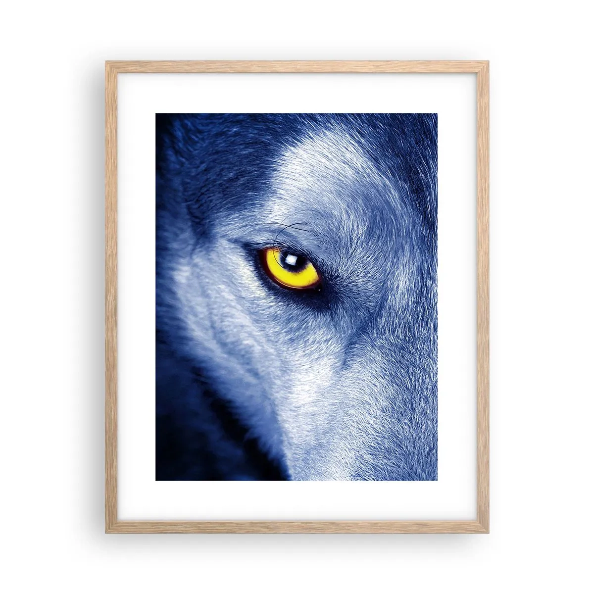 Plakát v rámu světlý dub - Fascinující pohled - 40x50 cm
