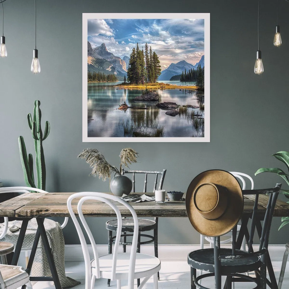 Plakát - U velké a čisté vody… - 60x60 cm