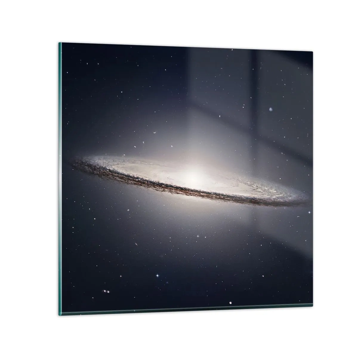 Obraz na skle - Kdysi dávno, v jedné vzdálené galaxii… - 60x60 cm