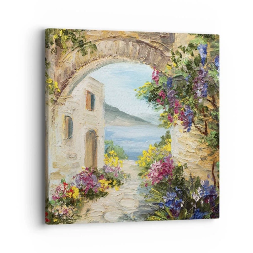 Obraz na plátně - Půvab pobřežní krajiny - 40x40 cm
