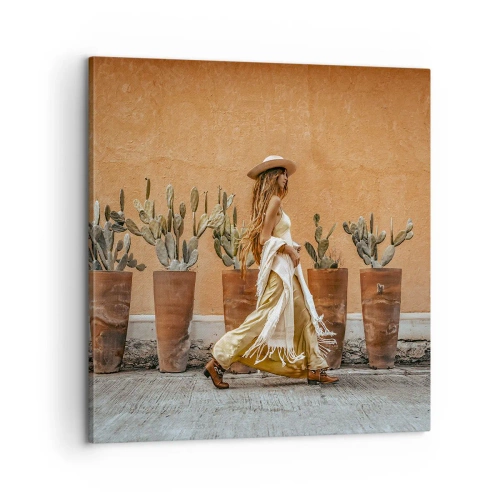 Obraz na plátně - V hippie stylu - 60x60 cm