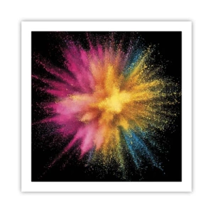 Plakát - Zrození barev  - 60x60 cm