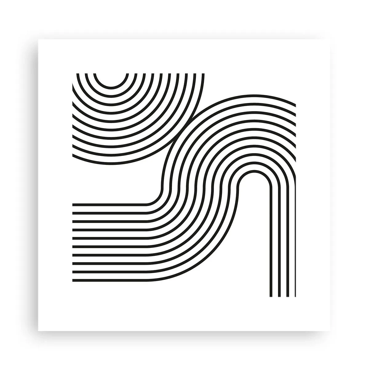 Plakát - V zatáčce - 30x30 cm