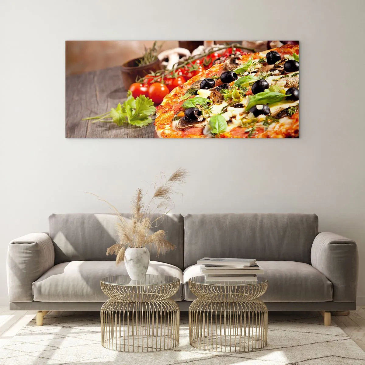Obraz na skle - Z telurických složek - 100x40 cm