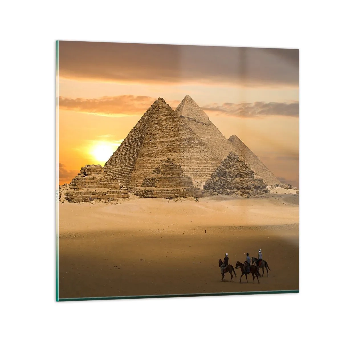 Obraz na skle - Beze změn po tisíce let - 50x50 cm