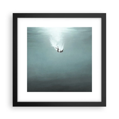 Plakát v černém rámu - V objetí oceánu - 30x30 cm