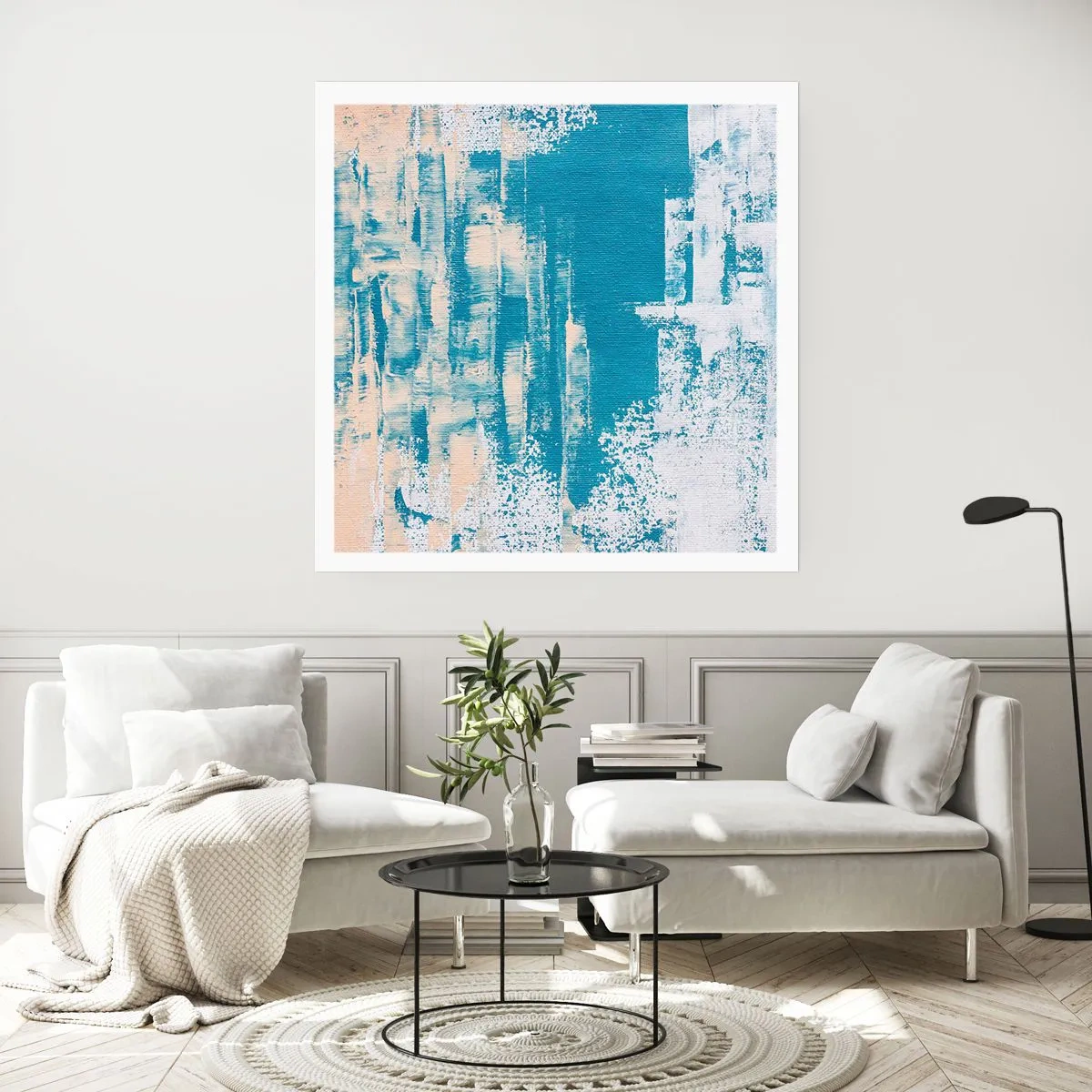 Plakát - Přes rampouch - 40x40 cm