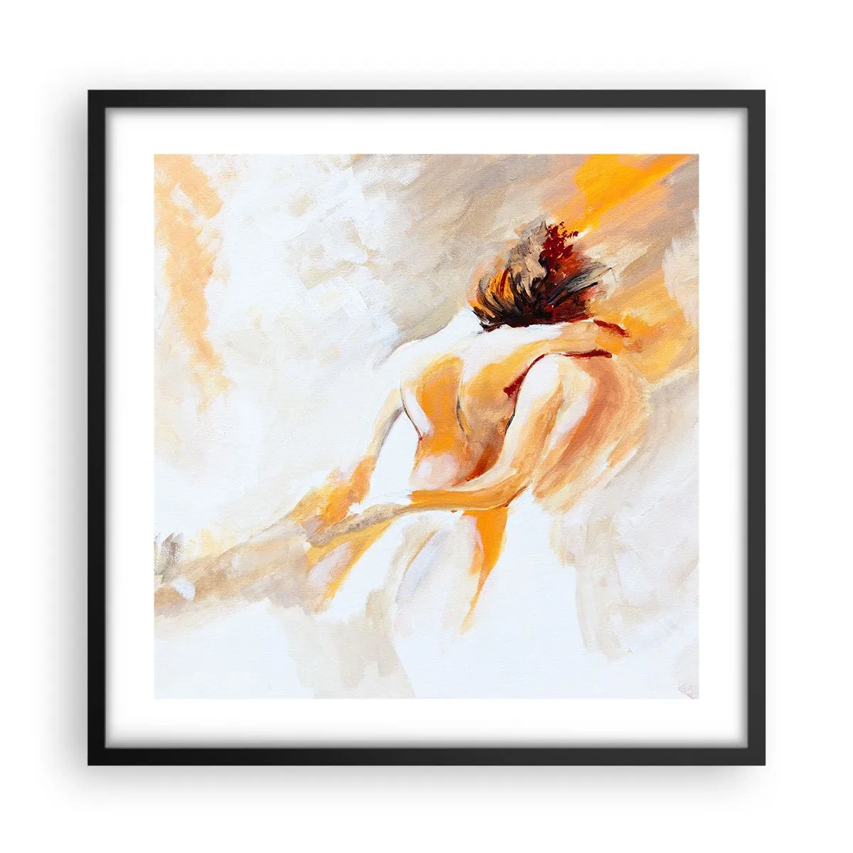 Plakát v černém rámu - Blízkost v nebi - 50x50 cm