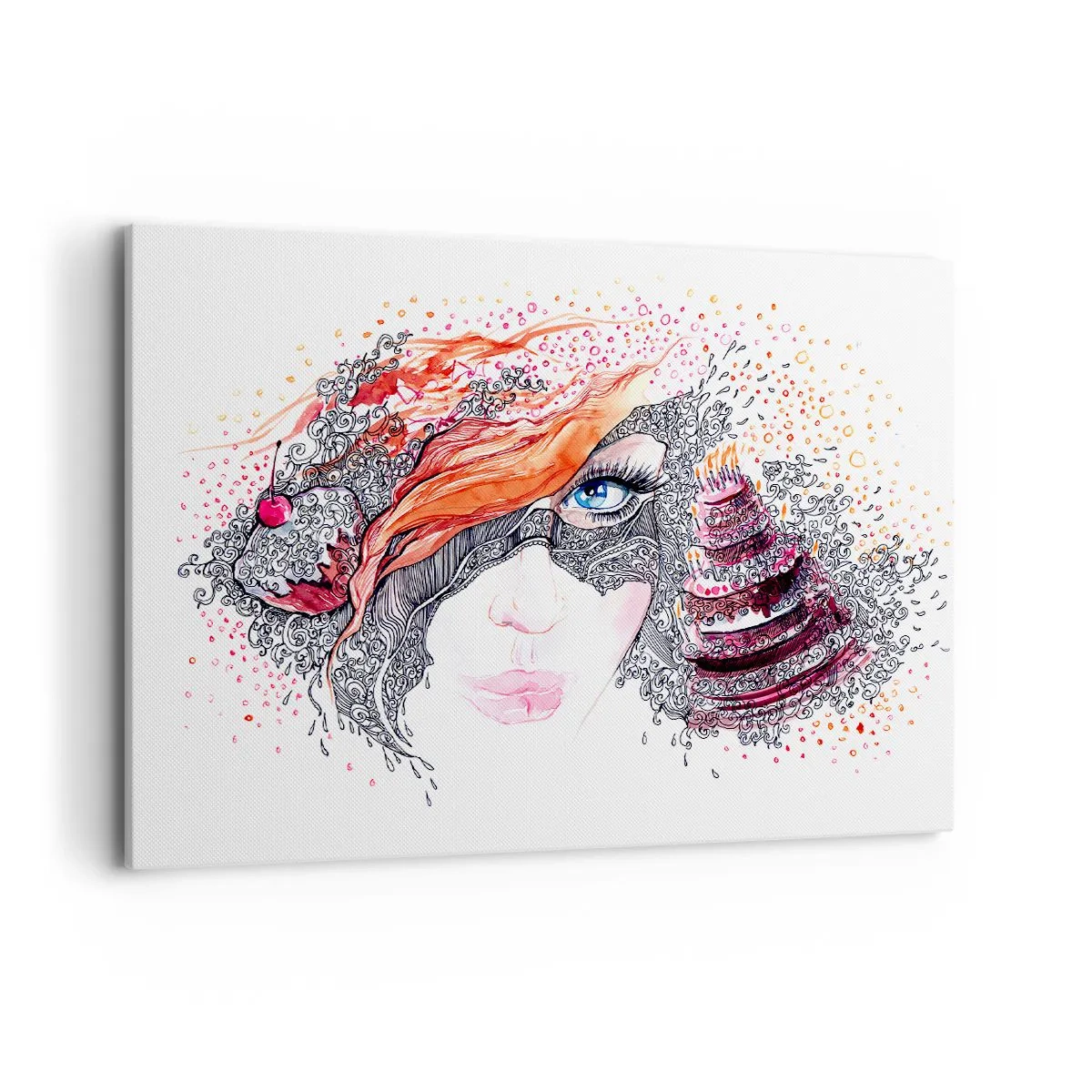 Obraz na plátně - S ní je každý den svátek - 100x70 cm