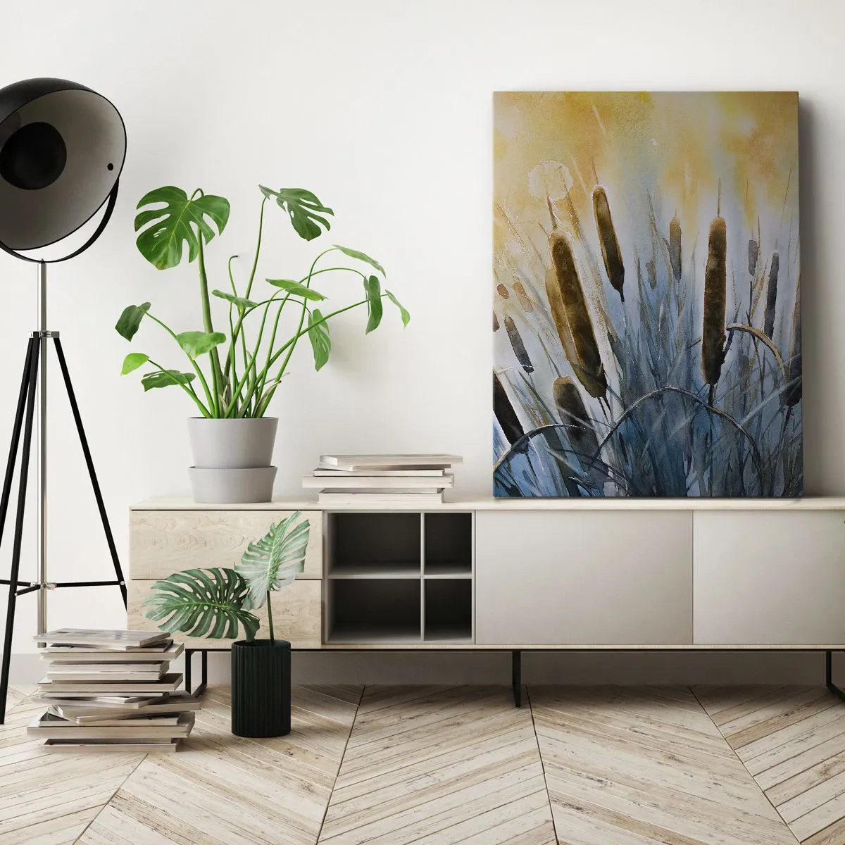 Obraz na plátně - Chlad vody, žár slunce - 45x80 cm