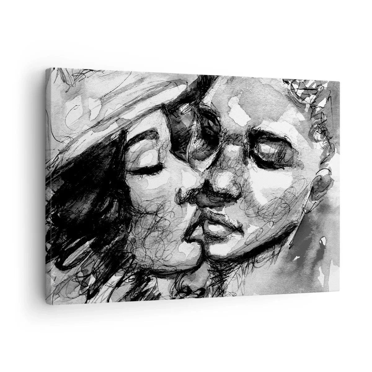 Obraz na plátně - Něžný okamžik - 70x50 cm