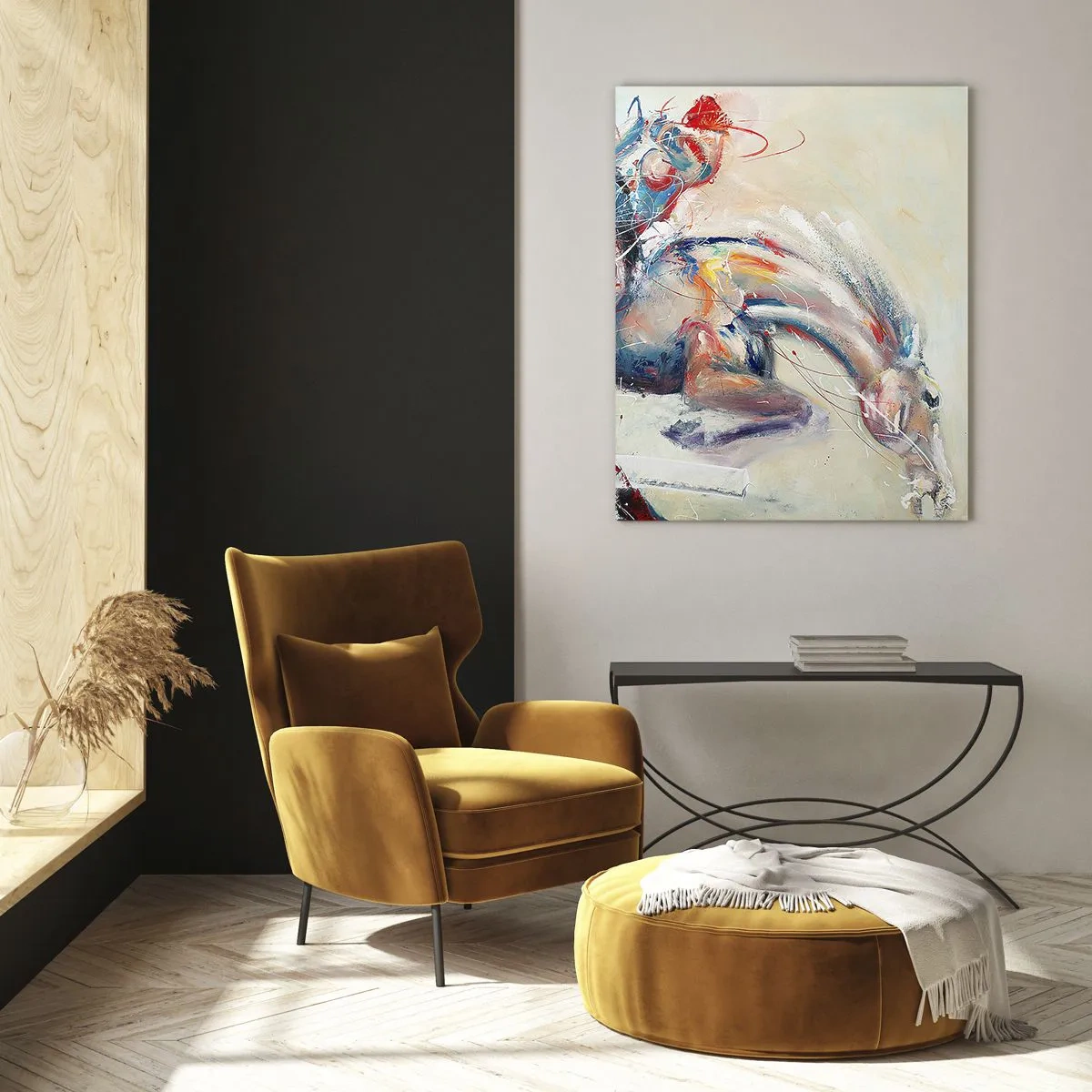 Obraz na skle - Drž se, letíme - 50x70 cm