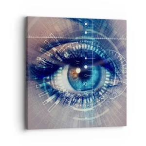 Obraz na plátně - Myslíš si, že mě znáš - 30x30 cm