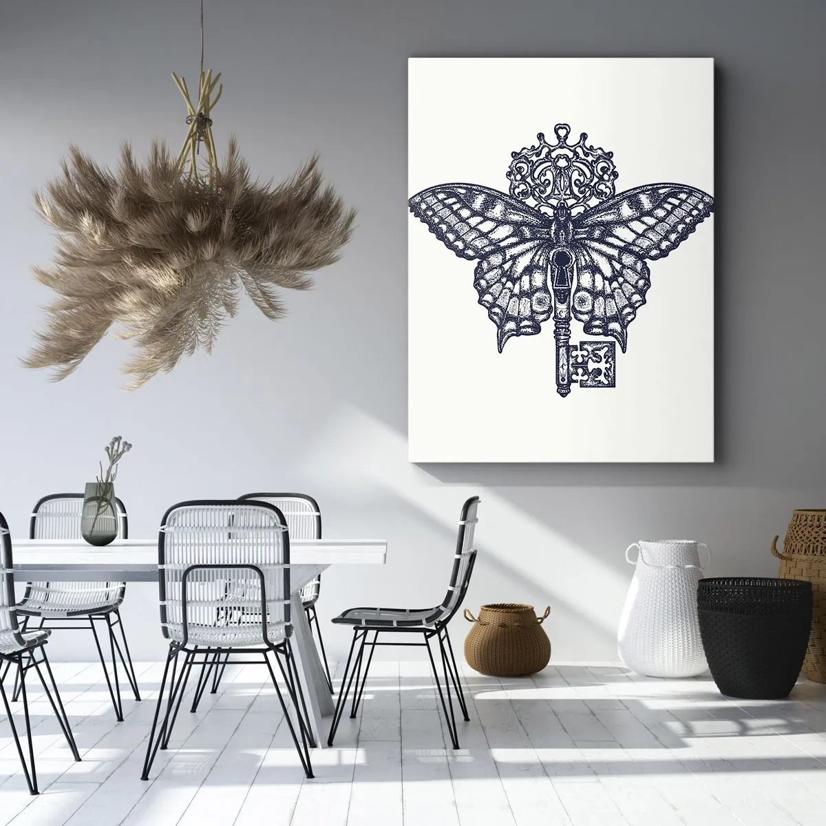 Obraz na plátně - Všechna tajemství srdce - 45x80 cm