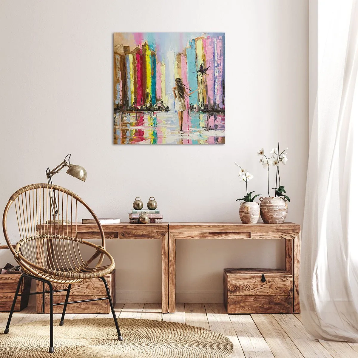 Obraz na plátně - Pojď se mnou - 30x30 cm