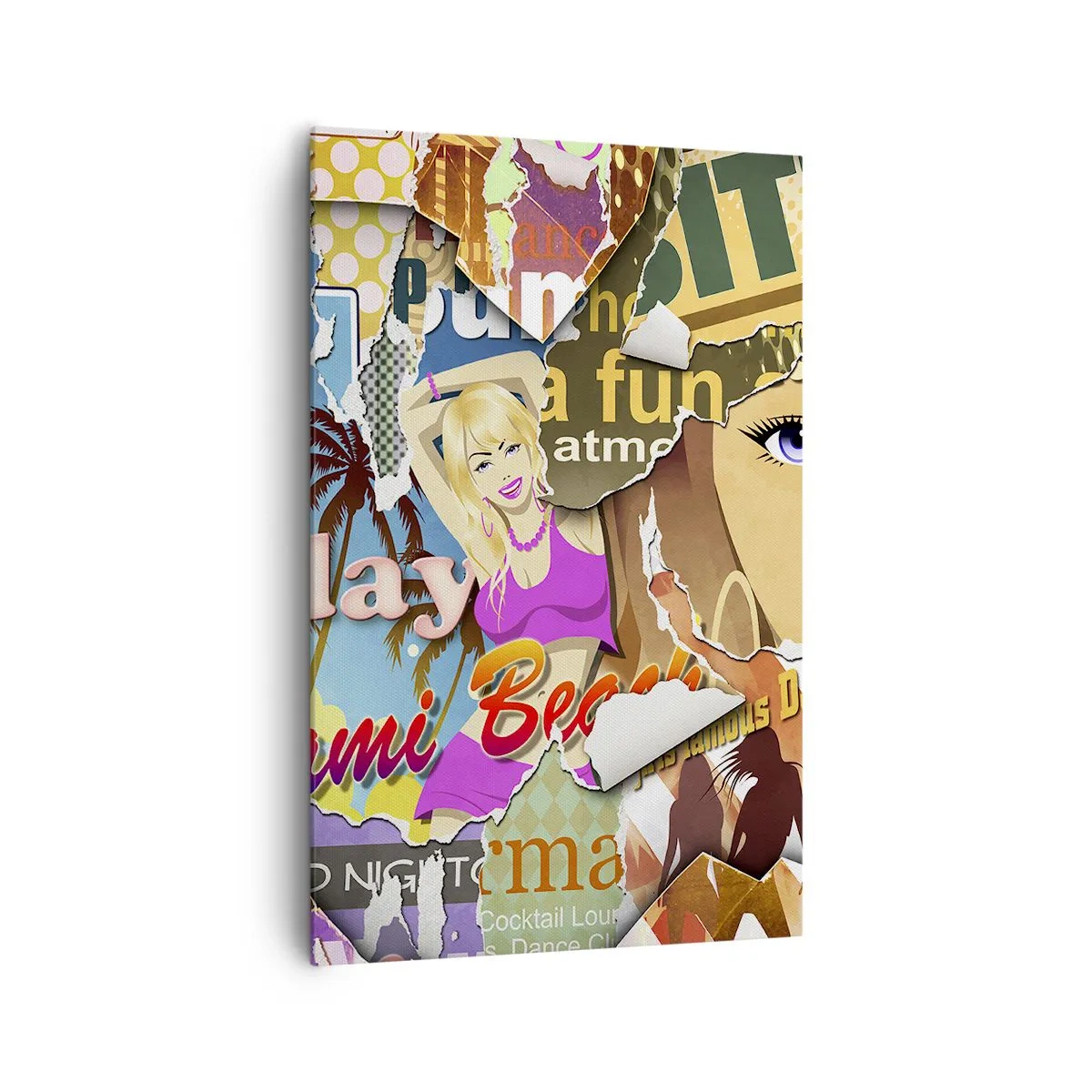 Obraz na plátně - Prázdninové retrospektiva - 80x120 cm