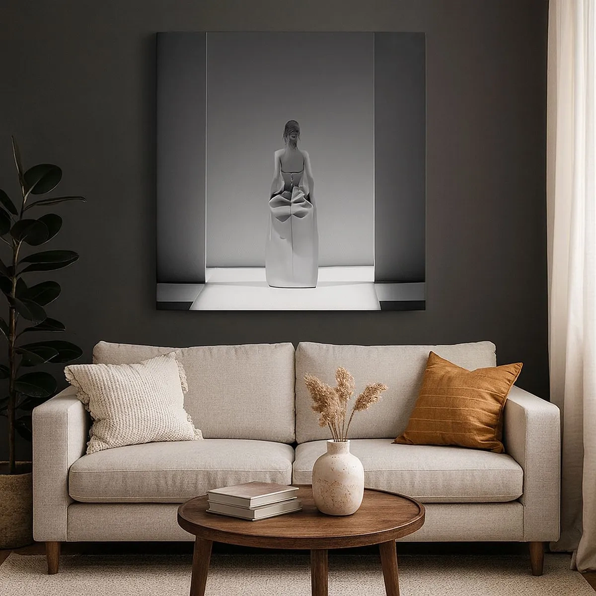 Obraz na plátně - Rafinovaná jednoduchost - 30x30 cm