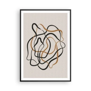 Plakát v černém rámu - Všechno se pokroutilo - 70x100 cm