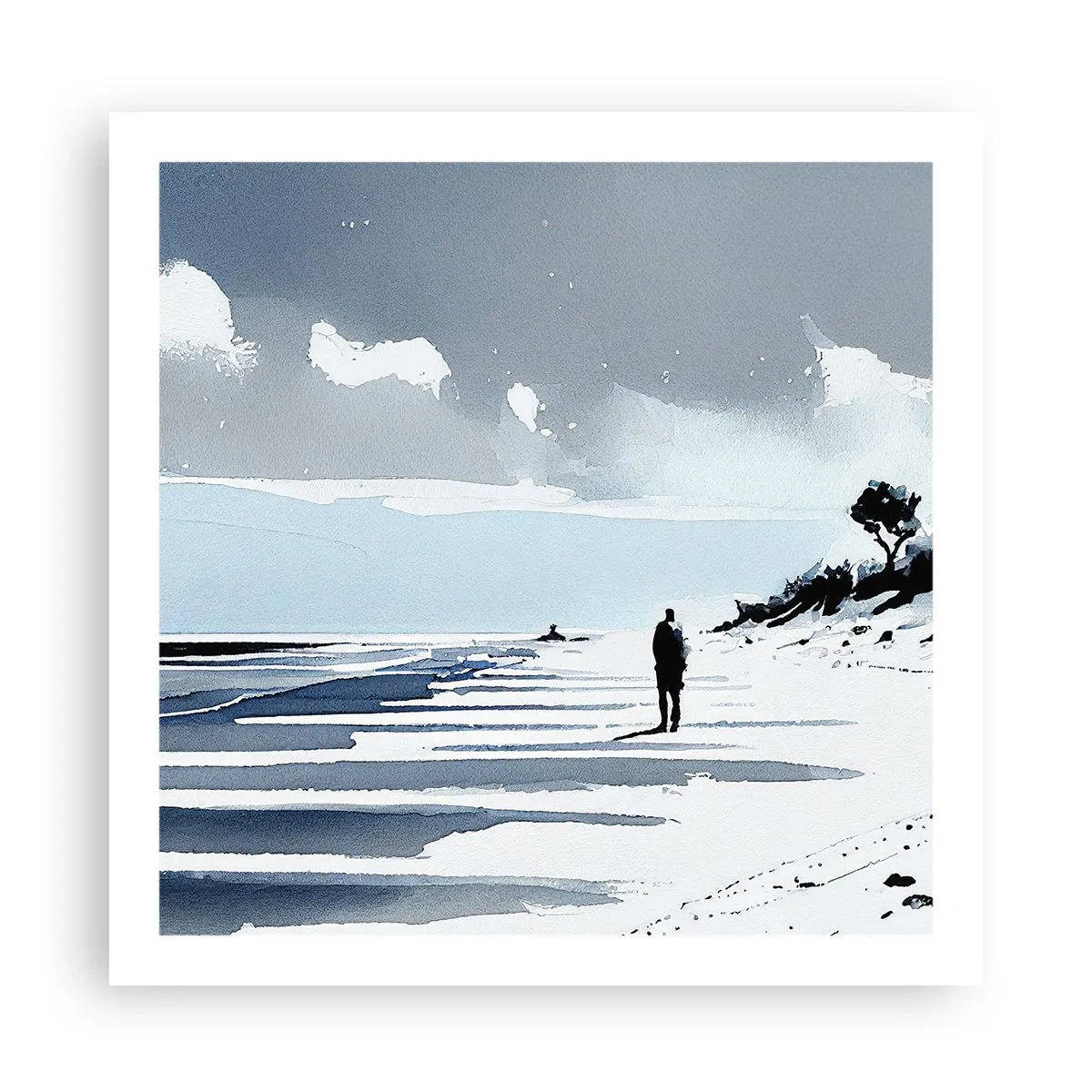 Plakát - O samotě - 60x60 cm