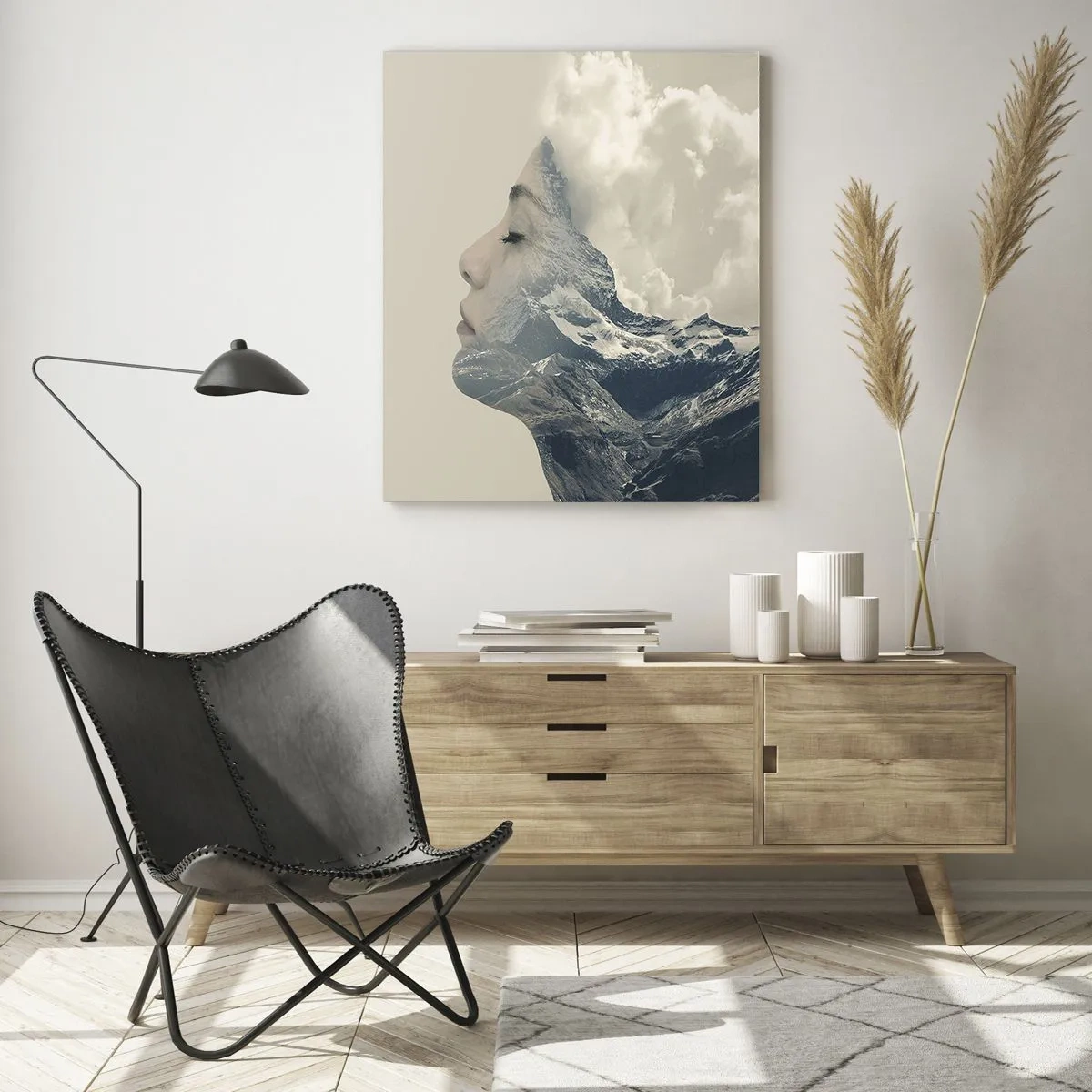 Obraz na skle - Krása živlů - 50x70 cm