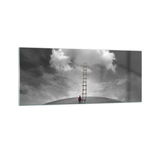 Obraz na skle - Všechno je možné - 100x40 cm